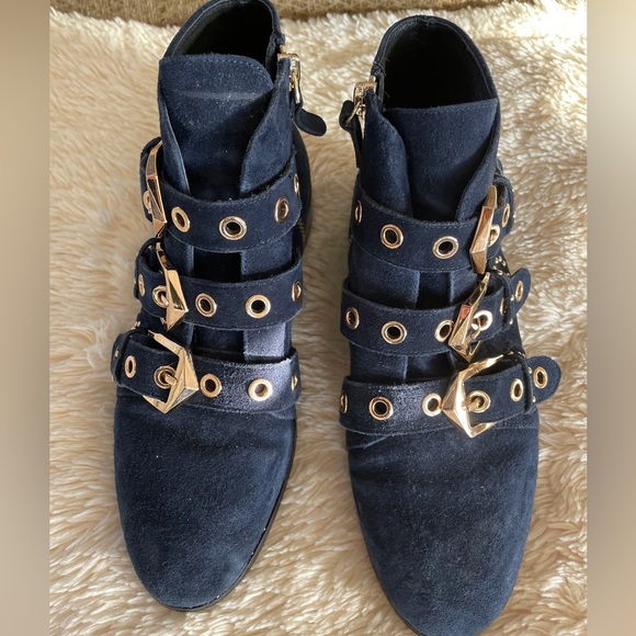 Sol Sana Ankle Boots with Gold Buckles - Picture 11 of 11